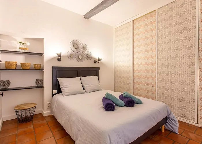 شقة Charm Of Vieil Antibes, Quiet 2-4pers